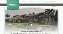 Desktop Screenshot of golfclubatpalmira.org